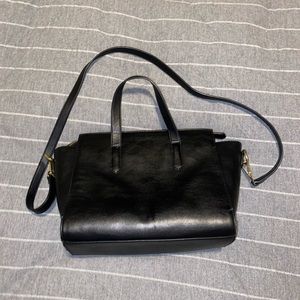 🌲Faux Leather Black Frame Bag